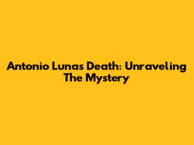 Antonio Luna's Death: Unraveling The Mystery
