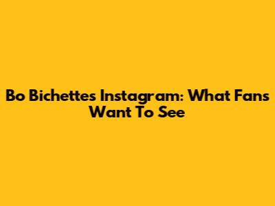 Bo Bichette's Instagram: What Fans Want To See