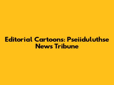 Editorial Cartoons: Pseiiduluthse News Tribune