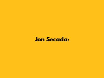 Jon Secada: 