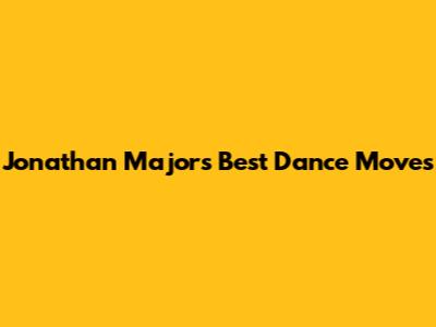 Jonathan Majors' Best Dance Moves