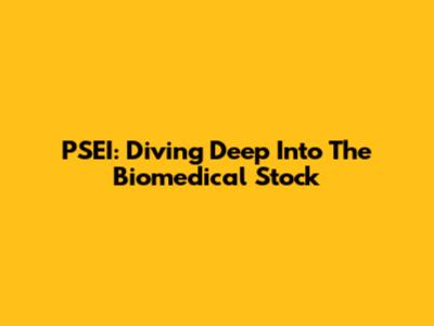 PSEI: Diving Deep Into The Biomedical Stock