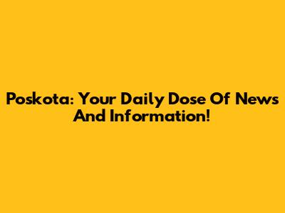Poskota: Your Daily Dose Of News And Information!