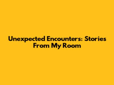 Unexpected Encounters: Stories From My Room