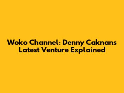 Woko Channel: Denny Caknan's Latest Venture Explained